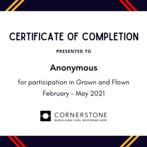 Grown and Flown Certificate
